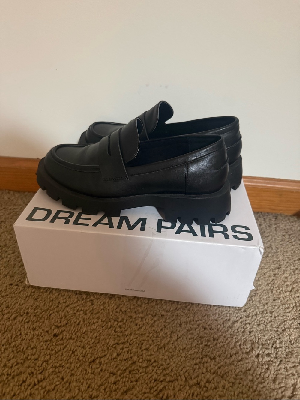 Women’s Black Loafers - Picture 7 of 8